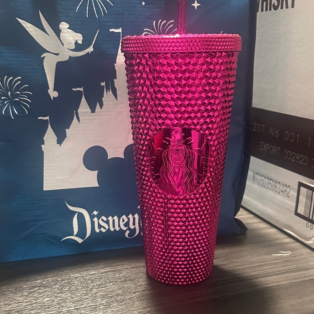 2022 Holiday Release Pink Bling Studded Tumbler
